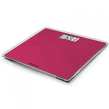 Soehnle Style Sense Compact 200 – Personenwaage Think Pink, 100‑g‑Präzision, Batterien im Lieferumfang