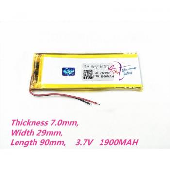 3.7V 1900mAh Li-Po Battery for GPS and Tablets