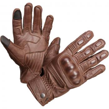Gants de moto Modeka Urban Legend Brun M L