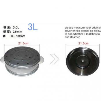 Olla de Vapor Aluminio 4 l