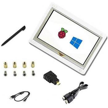Raspberry Pi 5-Zoll LCD Touchdisplay mit Gehäuse – 800 × 480, HDMI, Windows 10