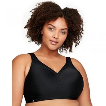 Black GlamPlus Sports Bra 42‑G