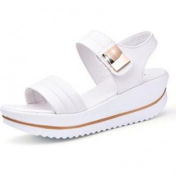 Ladies Casual Metal Heel Sandals