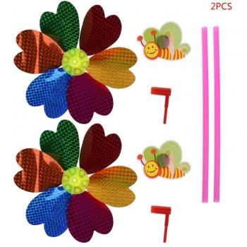 Colorful Sequin Windmill Pinwheel Set