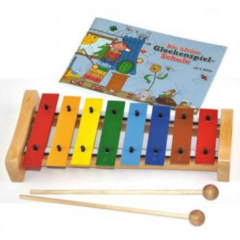 Voggenreiter Buntes Glockenspielset mit Buch Kleine Glockenspielschule