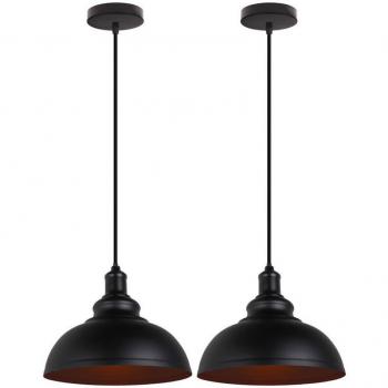 Black Steel Café Pendant