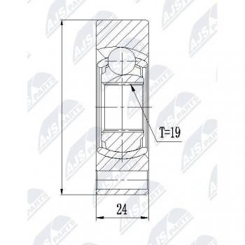 NPW‑HD‑013 Drive Shaft Connector (NTY)