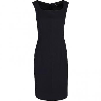 Comma Knielanges Kleid mit Square-Neck-Ausschnitt Modell 'neuer GJ'