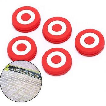 Raqueta Tenis Dinámica con Amortiguador Blanco Rojo