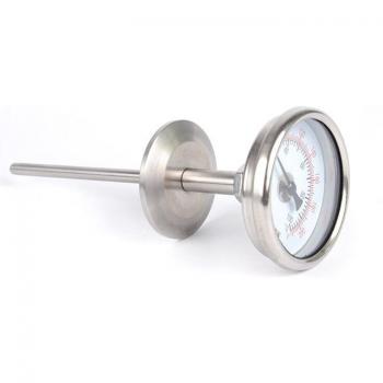 Termómetro Axial Bimetálico de Acero Inoxidable 1,5 pulgadas