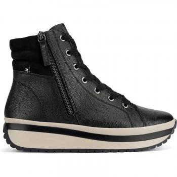 Rieker W0962-00 Schnürschuhe Schwarz