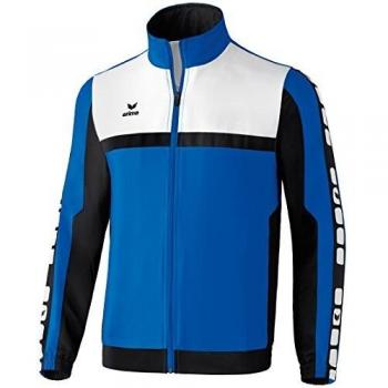 Erima Herren Classic 5-C Business‑Sportjacke – Royal Black White