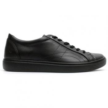 ECCO Damen Classic Schnürschuh Freizeitschuh Leder Schwarz Gr. 38