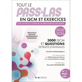 Tout le PASS & LAS en QCM et exercices 2025-2026