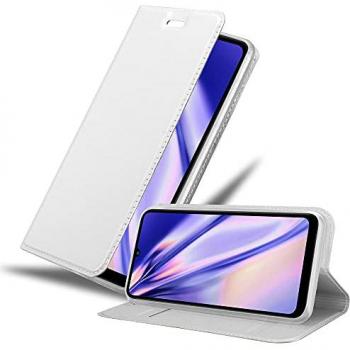 Copertura Protettiva Argento Huawei Y6p con Stand e Tasca