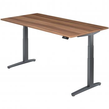 Zwei‑Stellungs‑Elektrischer Schreibtisch 200 × 100 cm, Zwetschge/Graphit