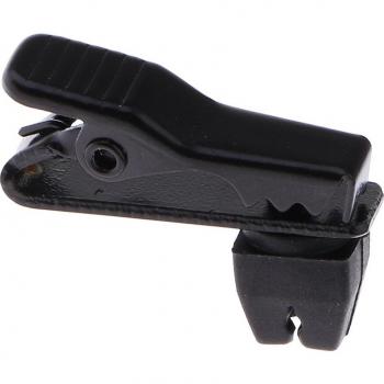 Micrófono Lavalier Clip de Solapa Reemplazo 5mm Negro