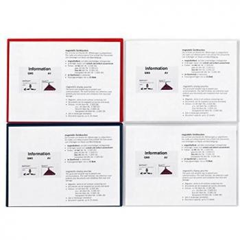 Pochette magnétique A4 paysage Magnetoplan Magnetofix 1 mm