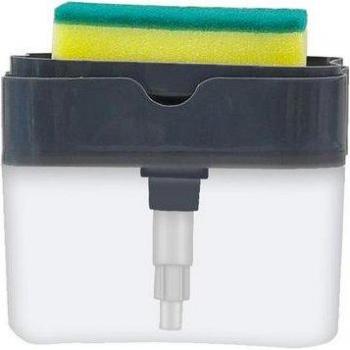 Double Layer Sink Soap Dispenser with Sponge Compartment