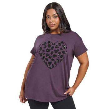 Bold Purple Leopard Print T-Shirt