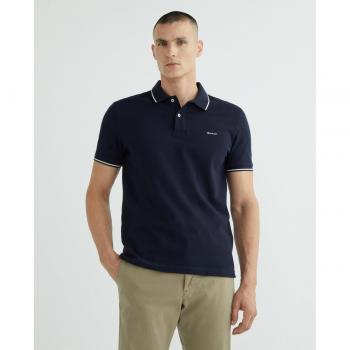 Maglietta GANT Rugger Blu Scuro / Bianco