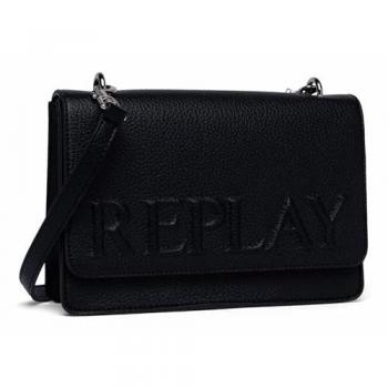 Black Polyester Handbag