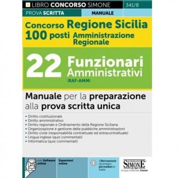 Concorso Regione Sicilia 100 posti Amministrazione Regionale 22 Funzionari Amministrativi