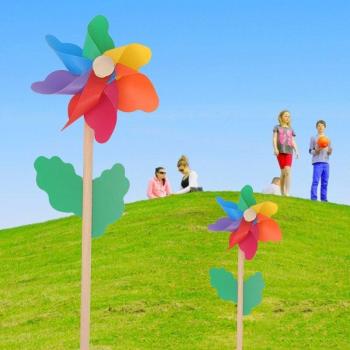 Wooden Windmill Pinwheel for Kids