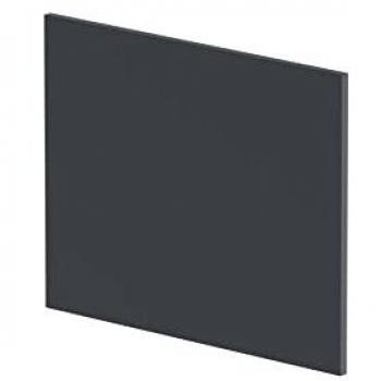 Satin Anthracite 700mm Square Shower Bath End Panel