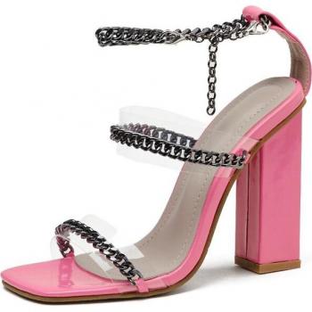 Sandales peep toe transparentes NIUFUNI