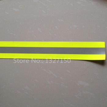 50mm x 5m Fluorescent Yellow Reflective Safety Tape