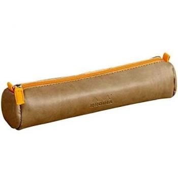 Trousse Simili Cuir Taupe