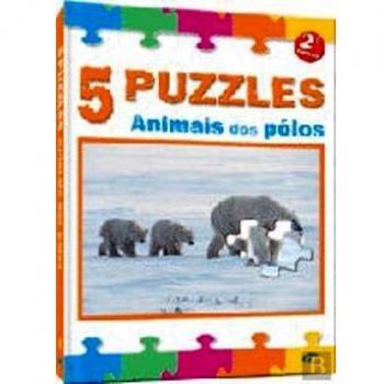 5 Puzzles: Animais Dos Polos