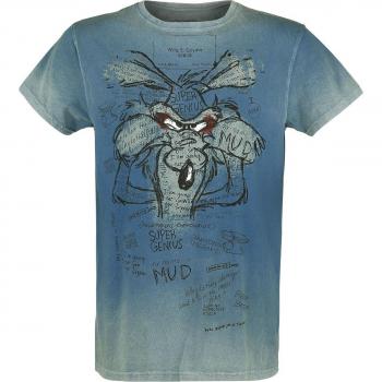 Mente Coyote: Looney Tunes Turquesa para Hombre 4XL
