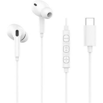 Écouteurs Intra USB-C Écologiques Muvit Blanc