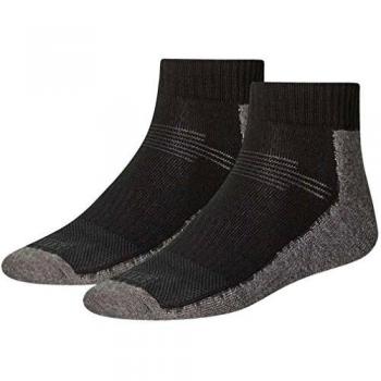 Puma Herren Socken Pack (Quarter Länge, 39–42) – Schwarz/Grau Mehrfachpack