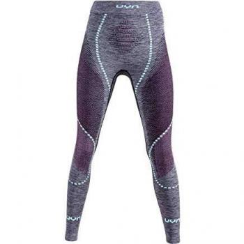 Uyn Women's Ambityon Base Layer Trousers Black Melange / Pink Aqua L-XL