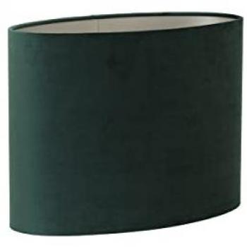 Ovale velours vert – abat-jour LIGHT & LIVING – 30 cm – éclairage suspendu, de table ou à pied