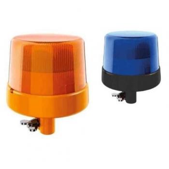 Hella 2RL 011 484‑111 LED-Kennleuchte – KL 7000, 12/24 V, Blau, flexible Rohrstutze