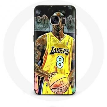 Cubierta Samsung Galaxy S6 Edge Kobe Bryant Dunk Lakers 8 NBA Tenebroso