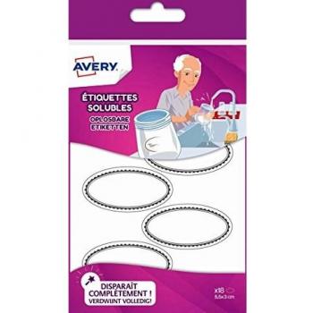 Avery Solub18 55×29mm Breakaway Labels