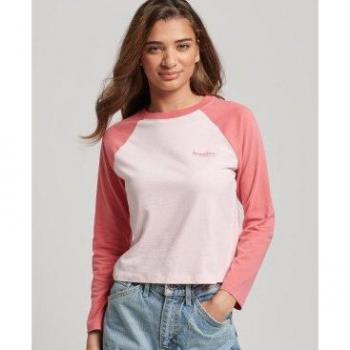 Blouse Superdry Dames – Logo Essentiel – Rose – XL