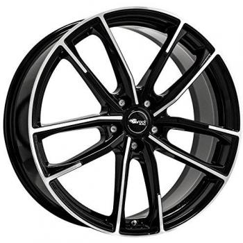 BROCK B38 Schwarz Glanz Vollpoliert 8.0Jx19 5x112 ET45