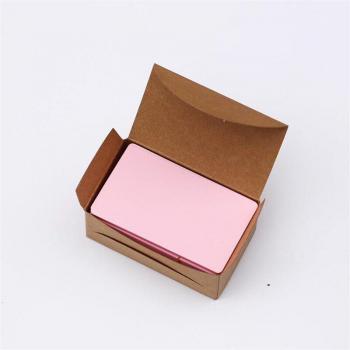 Tarjetas de aprendizaje en papel Kraft