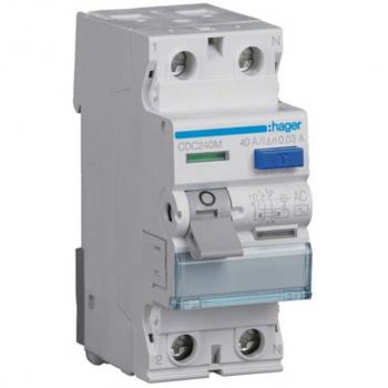 Interruptor Diferencial 2P 40A 30mA Hager