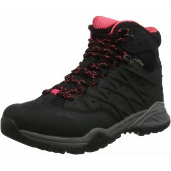 The North Face W Hedgehog Hike II Mid GTX, Chaussures de Randonnée Hautes Femme, 37 EU, TNF Black/Atomic Pink 5vf