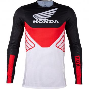 Honda Flexair MX 2023 T‑shirt Noir Blanc Rouge (L)