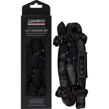 Black Heatless Satin Curling Set (1 Count)