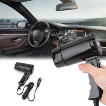 Coche Secador de Pelo 12V – Descongelador Plegable y Refrescante