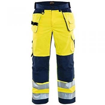 Pantaloni Stretch per Operatori in Sicurezza Giallo Fluorescente Taglia 42